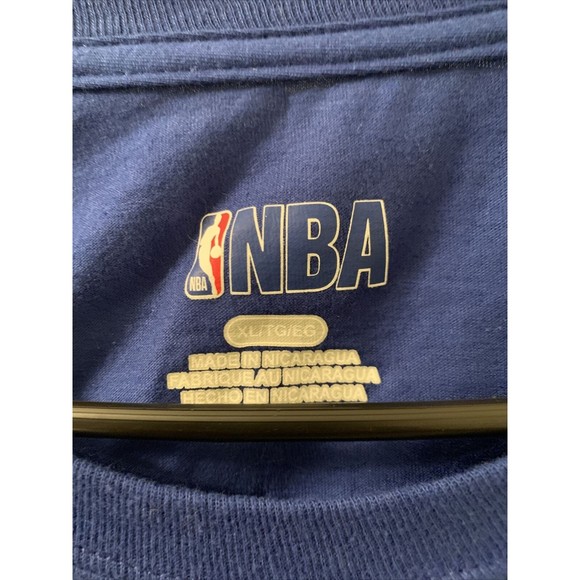 NBA Mens Blue T-Shirt Philadelphia 76ers Long Sleeve Tee Size XL - Picture 5 of 8